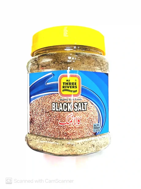 ThreeRivers-Black Salt 350g Jar