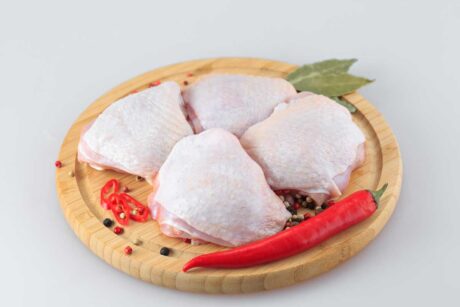 Chicken Thigh Bone In W / Skin/LB