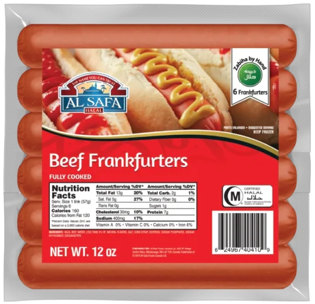 Al Safa - Beef Frankfurters 12oz