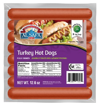AL Safa - Turkey Hot Dogs 12.6oz