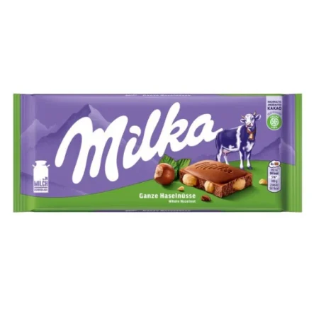 Milka-Hazelnut Chocolate 100g