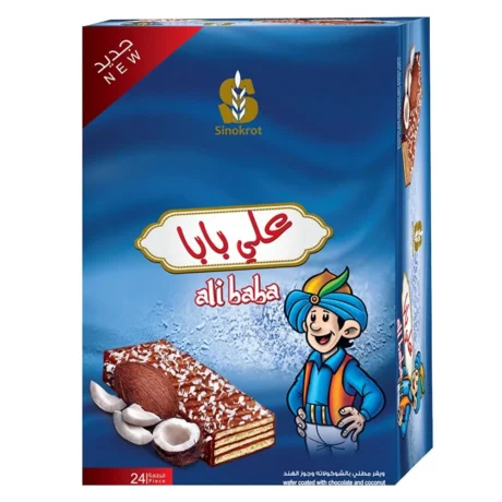 Ali Baba Chocolate Coconut Wafer (24 Pieces)